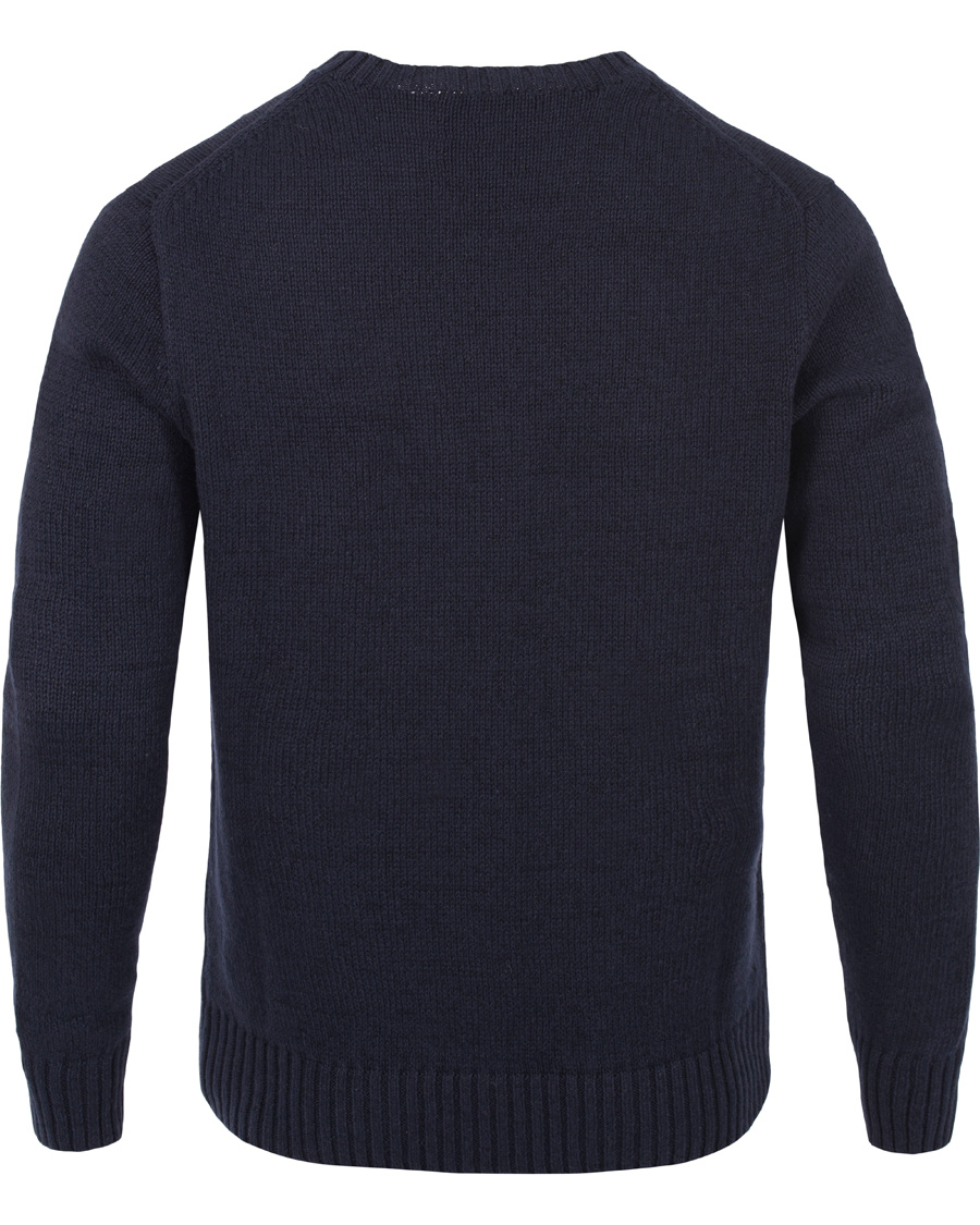 Herr | Tröjor | Polo Ralph Lauren | Cotton Knit Bear Sweater Blue