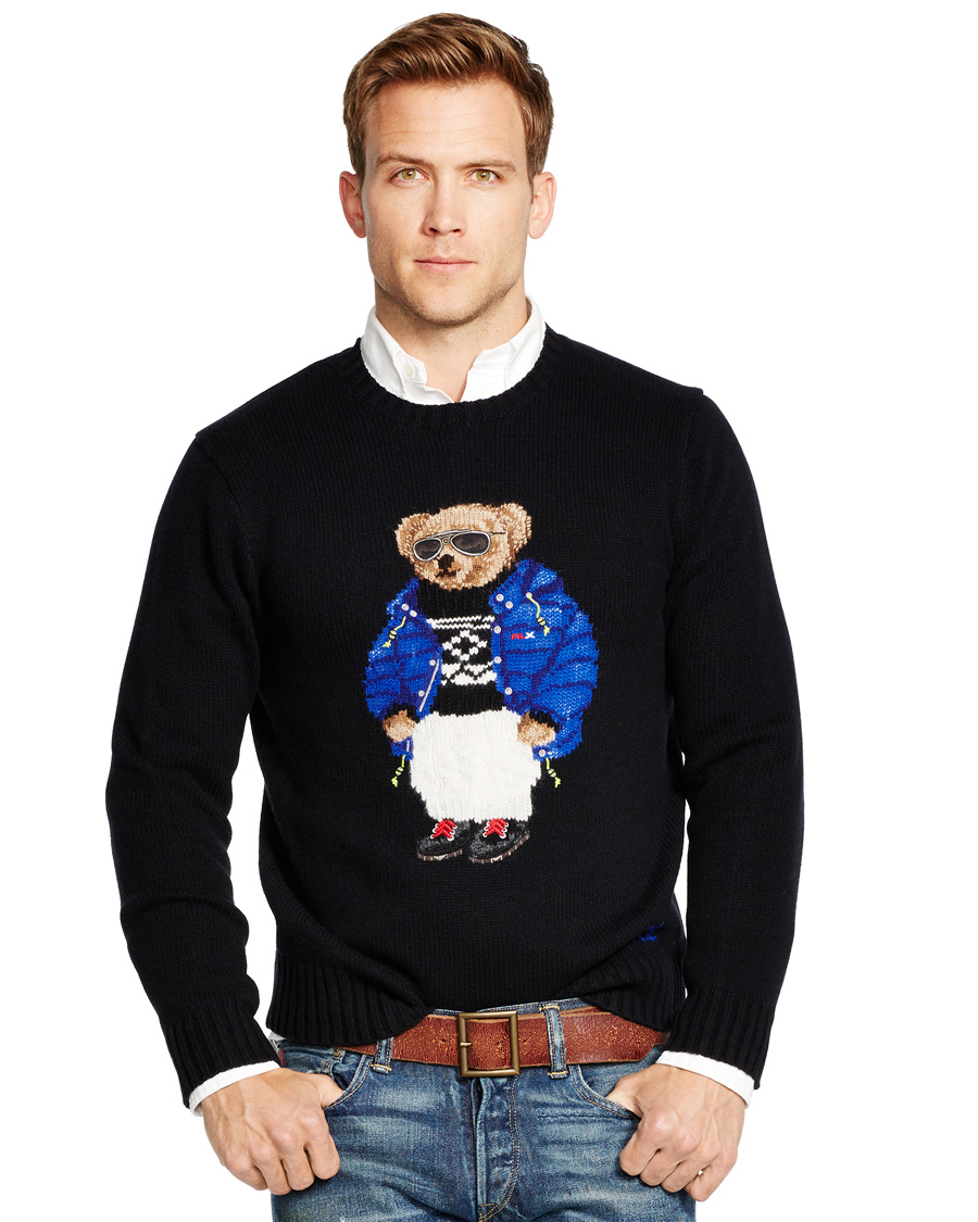 Herr | Tröjor | Polo Ralph Lauren | Wool Knit Bear Sweater Bear