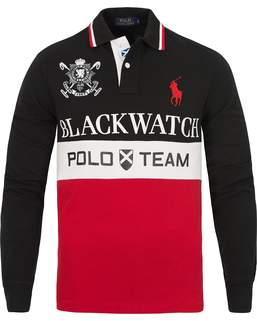 Herr | Pikéer | Polo Ralph Lauren | Blackwatch Long Polo Black