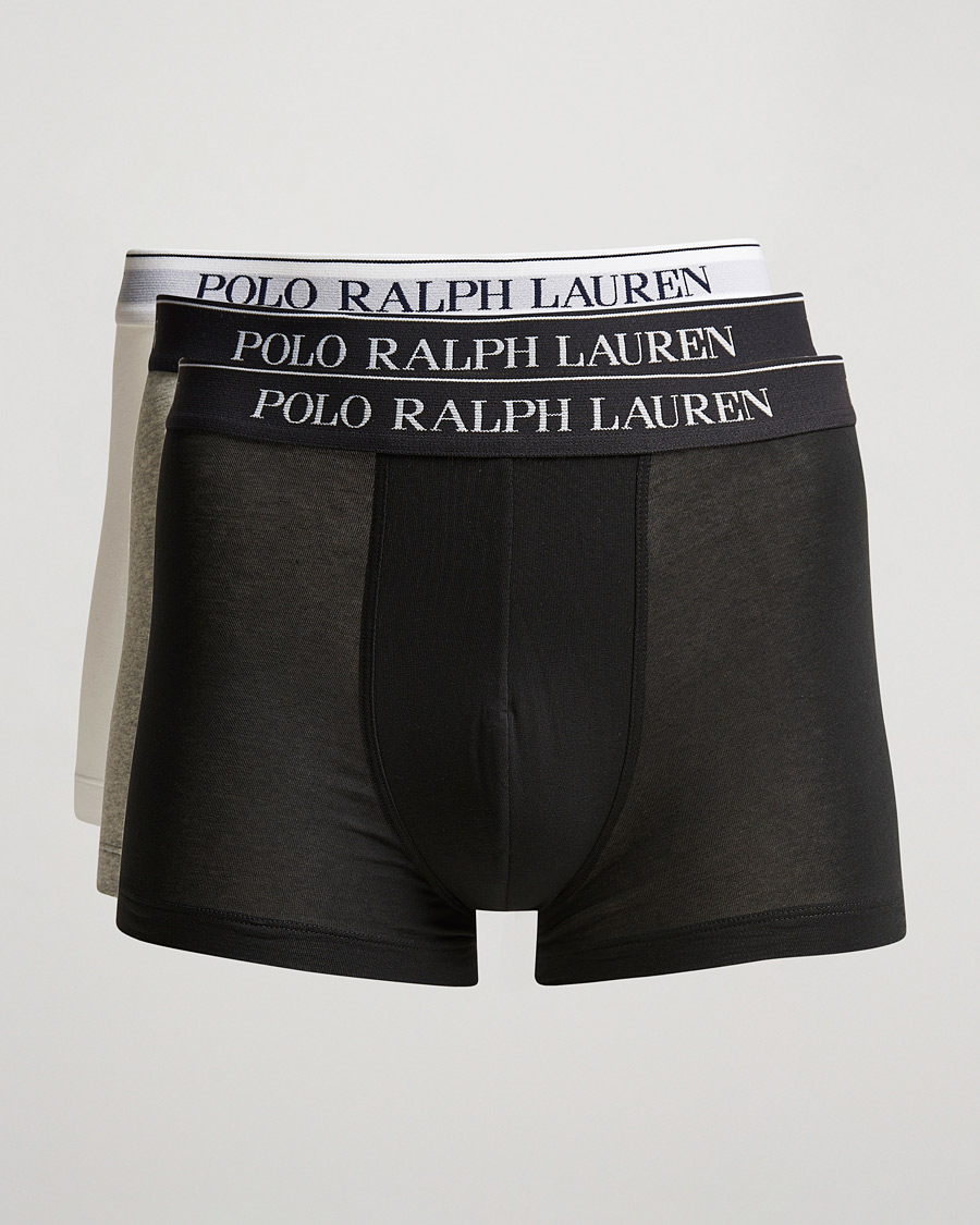 Herr | Underkläder | Polo Ralph Lauren | 3-Pack Trunk Grey/White/Black