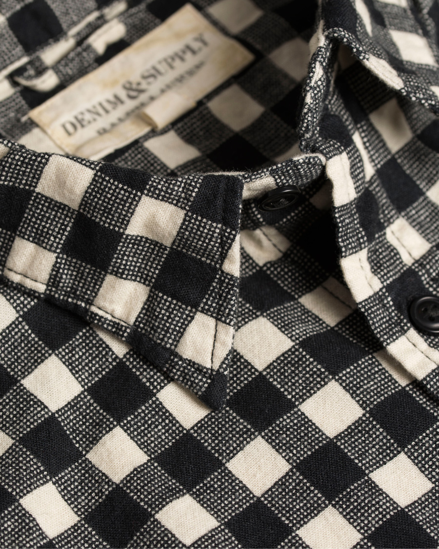 Herr | Skjortor | Denim & Supply Ralph Lauren | Check Shirt Black/White