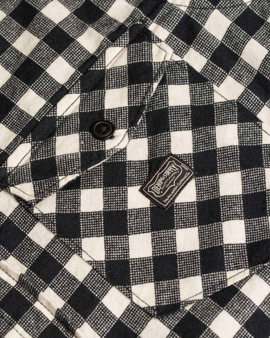 Herr | Skjortor | Denim & Supply Ralph Lauren | Check Shirt Black/White