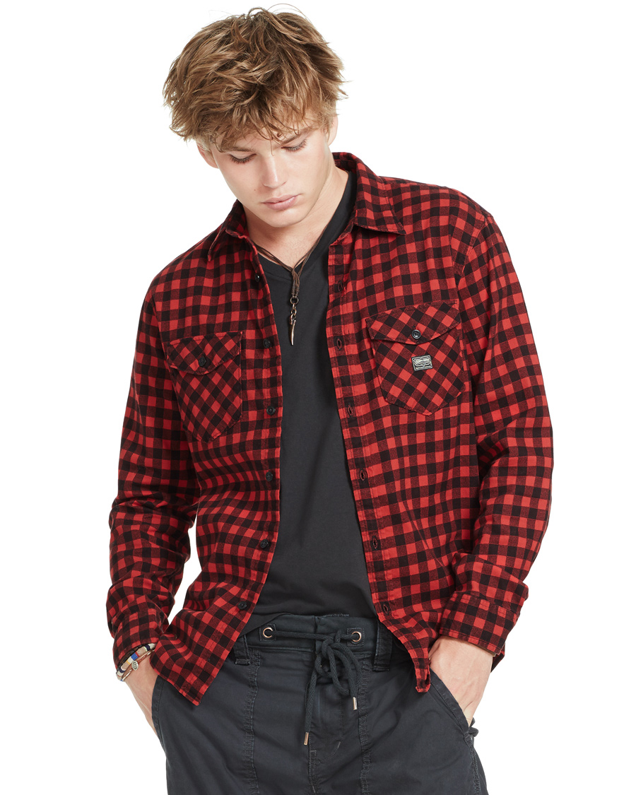 Polo Ralph Lauren Check Shirt Red & Navy | END. (AR)