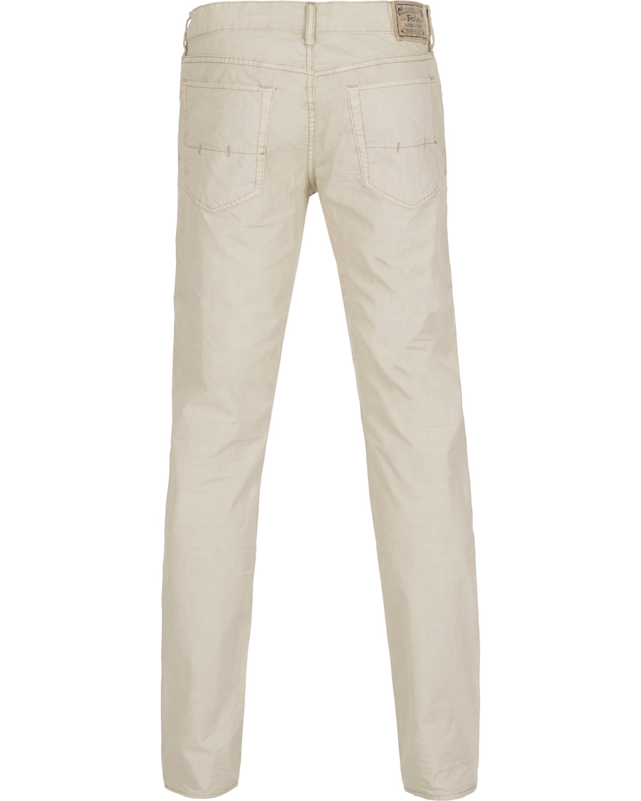 Herr | Byxor | Polo Ralph Lauren | Varick Slim 5-Pocket Pant Classic Stone