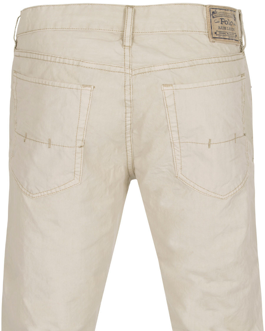 Herr | Byxor | Polo Ralph Lauren | Varick Slim 5-Pocket Pant Classic Stone