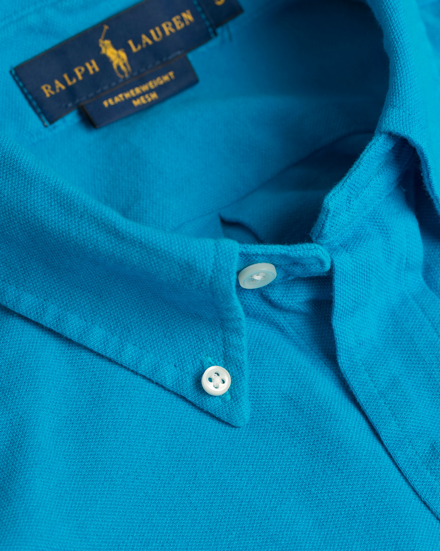 Herr | Skjortor | Polo Ralph Lauren | Featherweight Jersey Shirt Atomic Blue