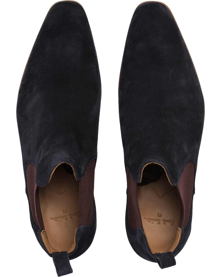 Herr | Paul Smith Shoe Falconer Chelsea Boot Suede Navy | Paul Smith Shoe | Falconer Chelsea Boot Suede Navy
