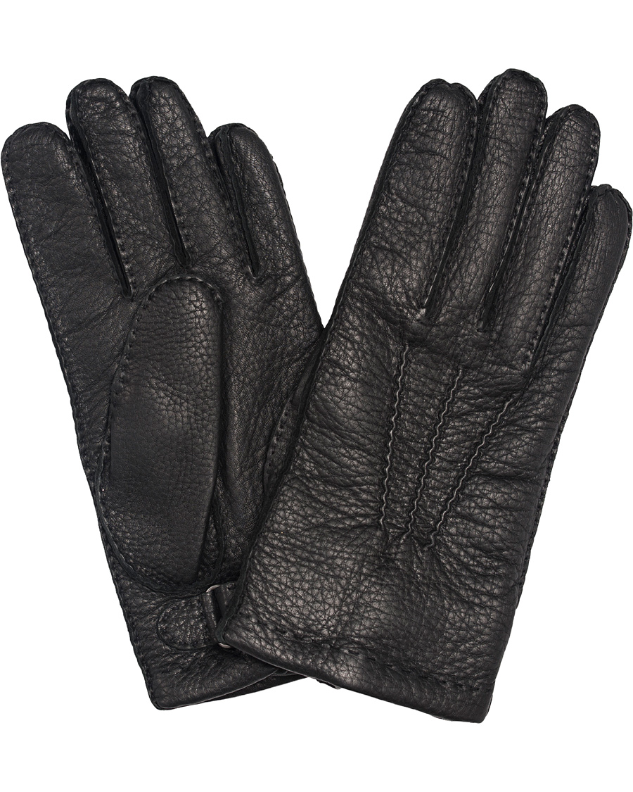 Herr | Paul Smith Accessories Deerskin Glove Cashmere Lining Black | Paul Smith Accessories | Deerskin Glove Cashmere Lining Black