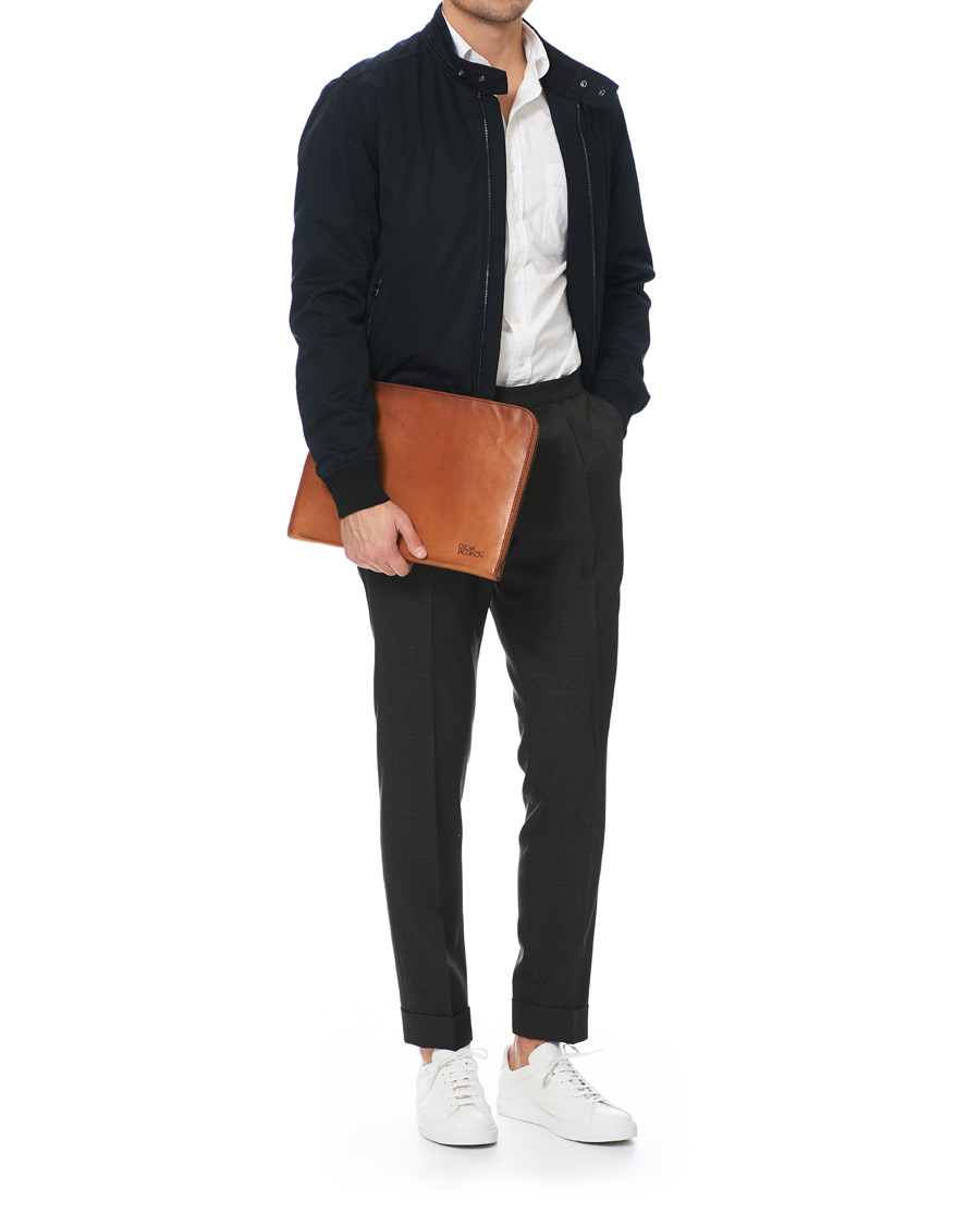 Herr | Oscar Jacobson Leather Document Case Brown | Oscar Jacobson | Leather Document Case Brown