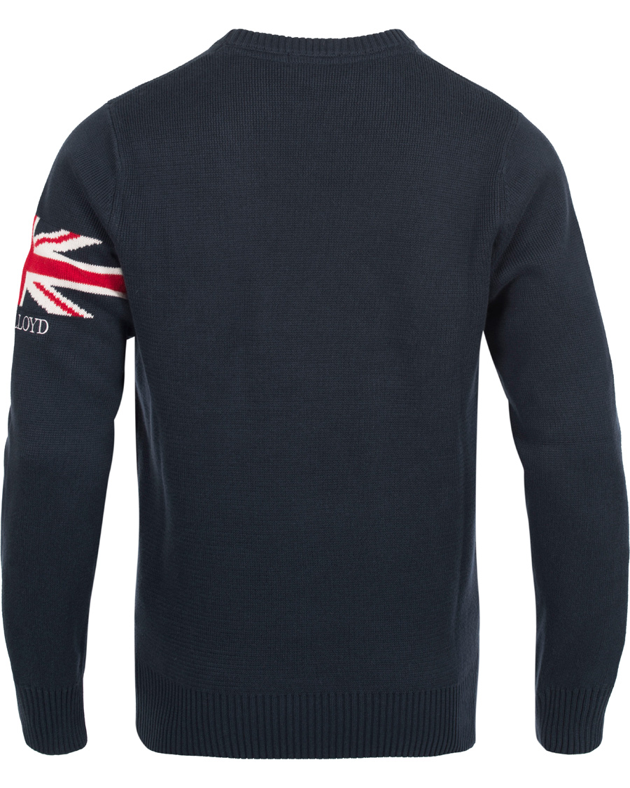 Herr | Tröjor | Henri-Lloyd | Henri Lloyd Arley Regular Crew Neck Knit Sweater Navy