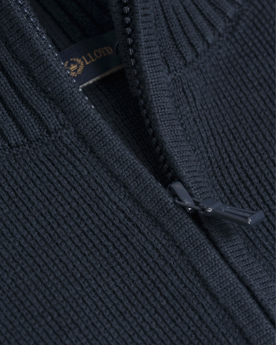 Herr | Tröjor | Henri-Lloyd | Henri Lloyd Arley Regular Half Zip Knit Sweater Navy