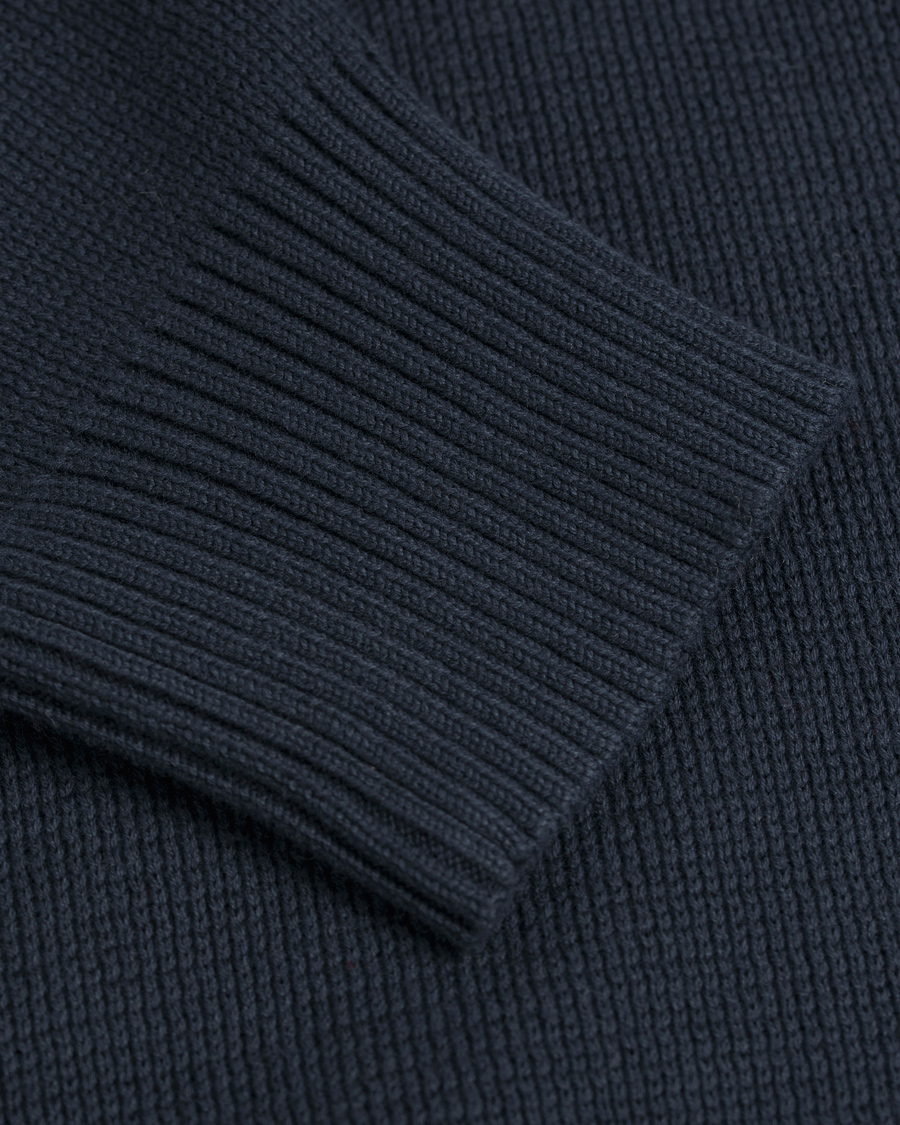 Herr | Tröjor | Henri-Lloyd | Henri Lloyd Arley Regular Half Zip Knit Sweater Navy