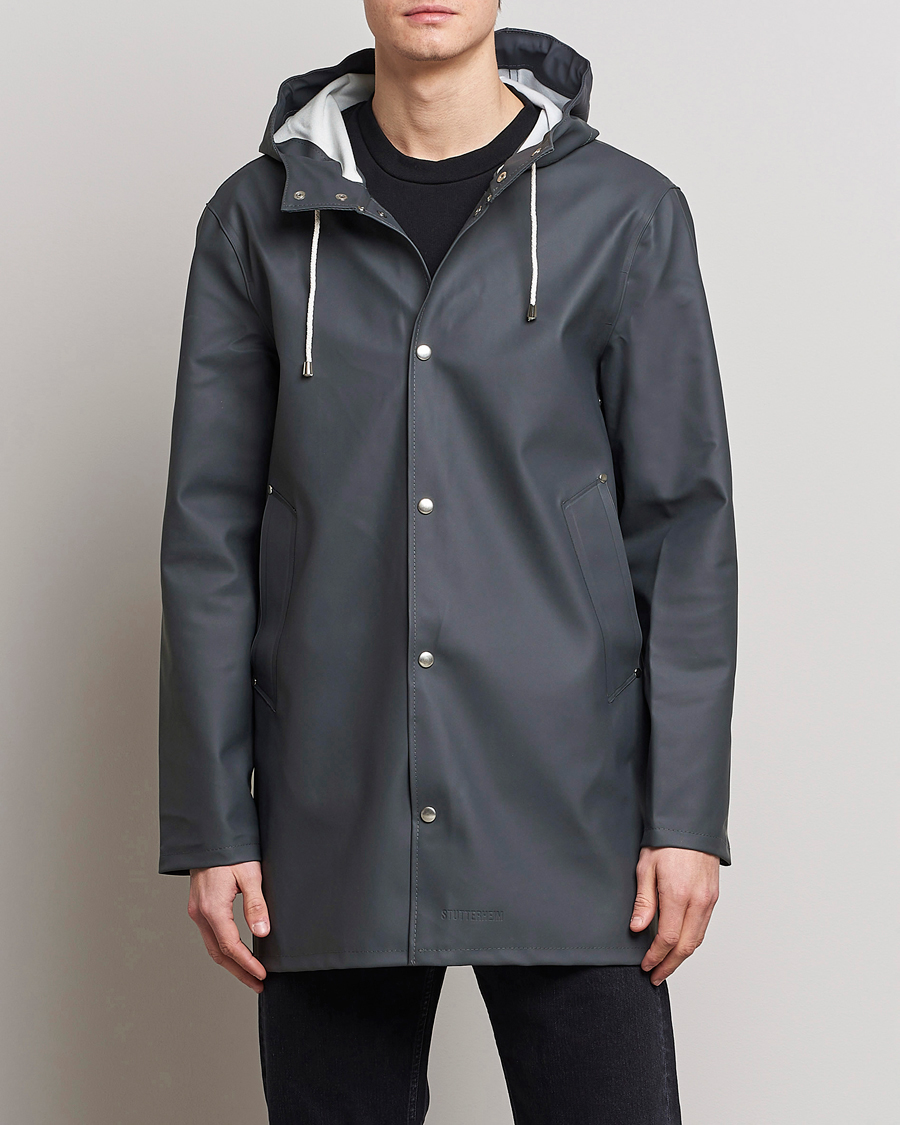 Herr | Jackor | Stutterheim | Stockholm Raincoat Charcoal