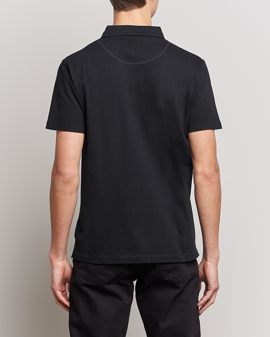 Herr | Pikéer | Sunspel | Riviera Polo Shirt Black