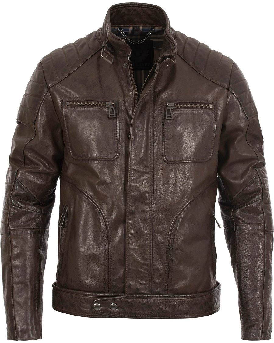 Herr | Jackor | Belstaff | Weybridge Leather Jacket Black/Brown
