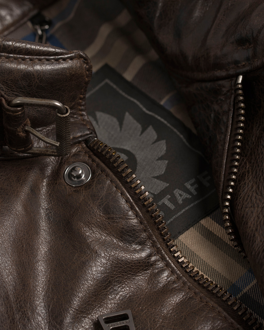 Herr | Jackor | Belstaff | Weybridge Leather Jacket Black/Brown