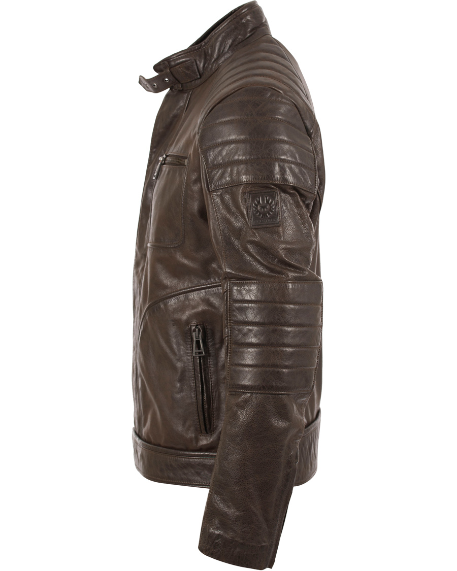 Herr | Jackor | Belstaff | Weybridge Leather Jacket Black/Brown