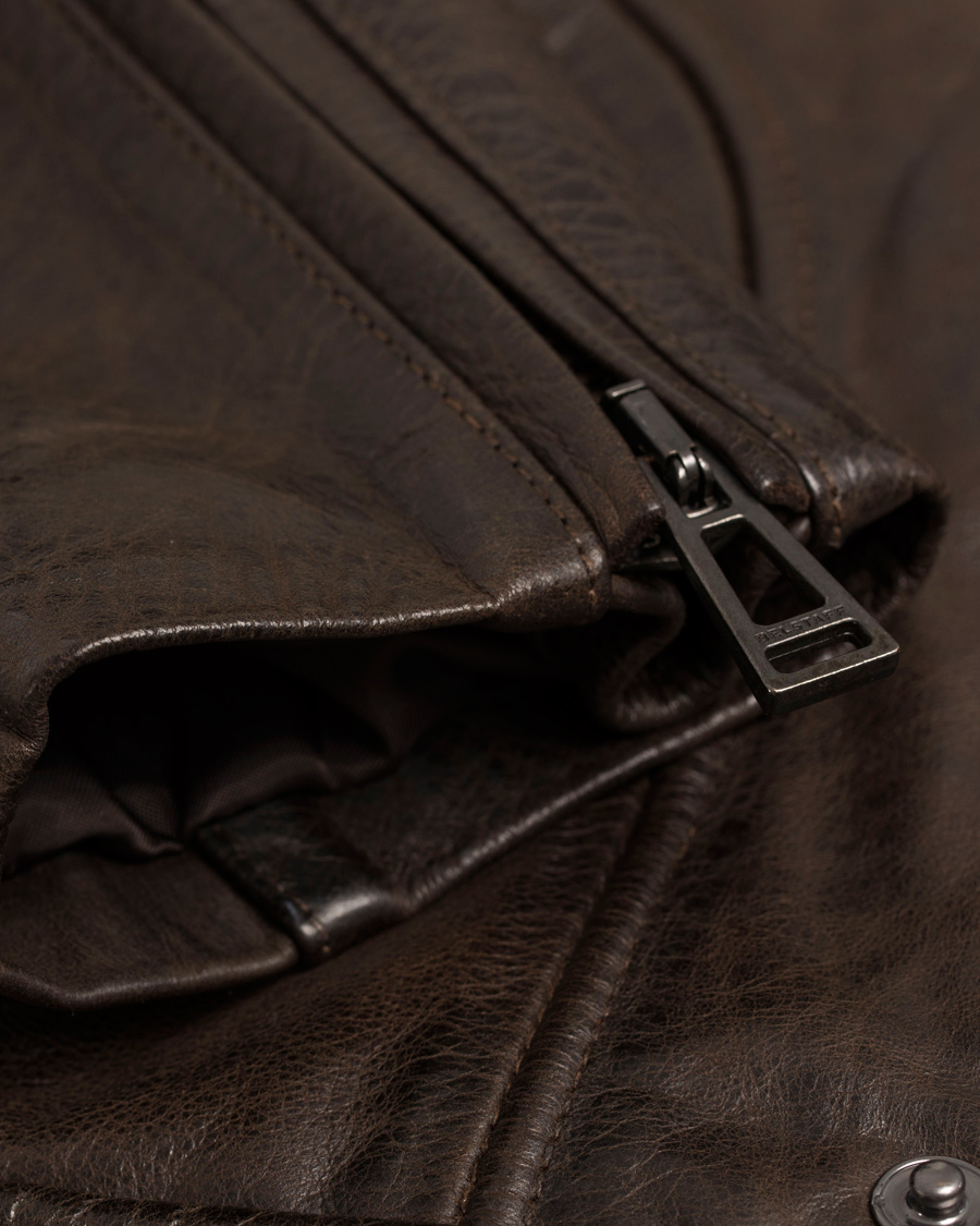 Herr | Jackor | Belstaff | Weybridge Leather Jacket Black/Brown