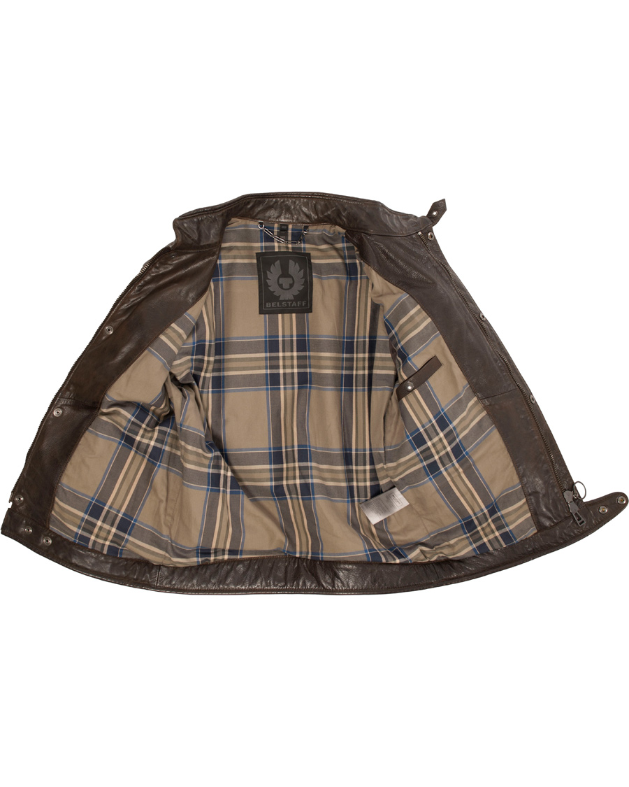 Herr | Jackor | Belstaff | Weybridge Leather Jacket Black/Brown