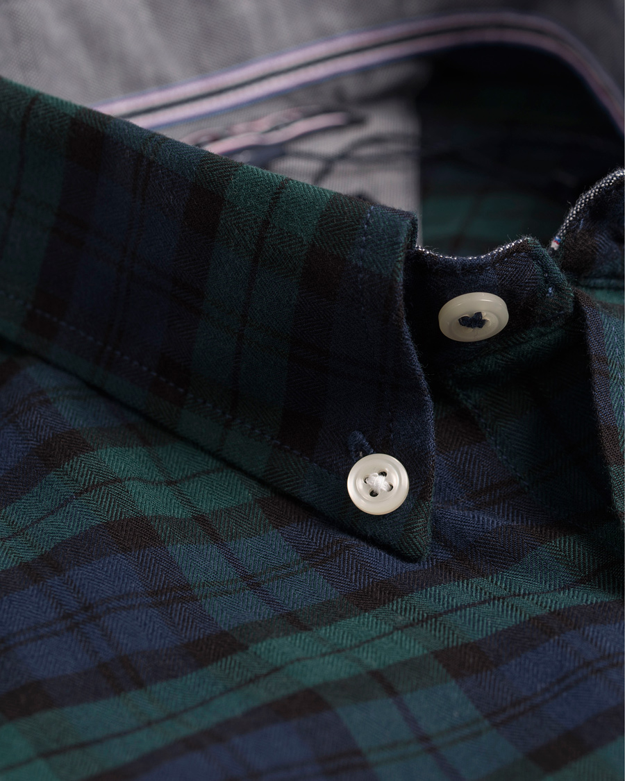 Herr | Skjortor | Tommy Hilfiger | Blackwatch Slim Fit Shirt Evening Blue
