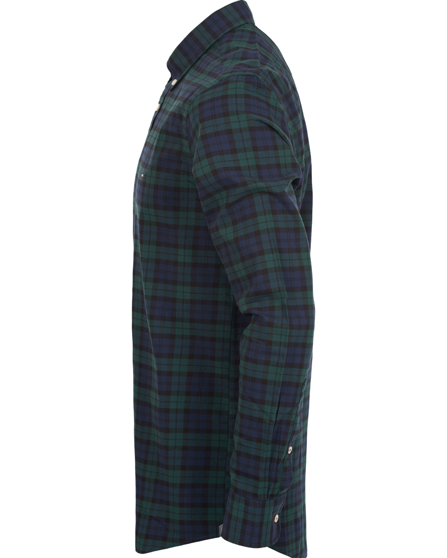 Herr | Skjortor | Tommy Hilfiger | Blackwatch Slim Fit Shirt Evening Blue