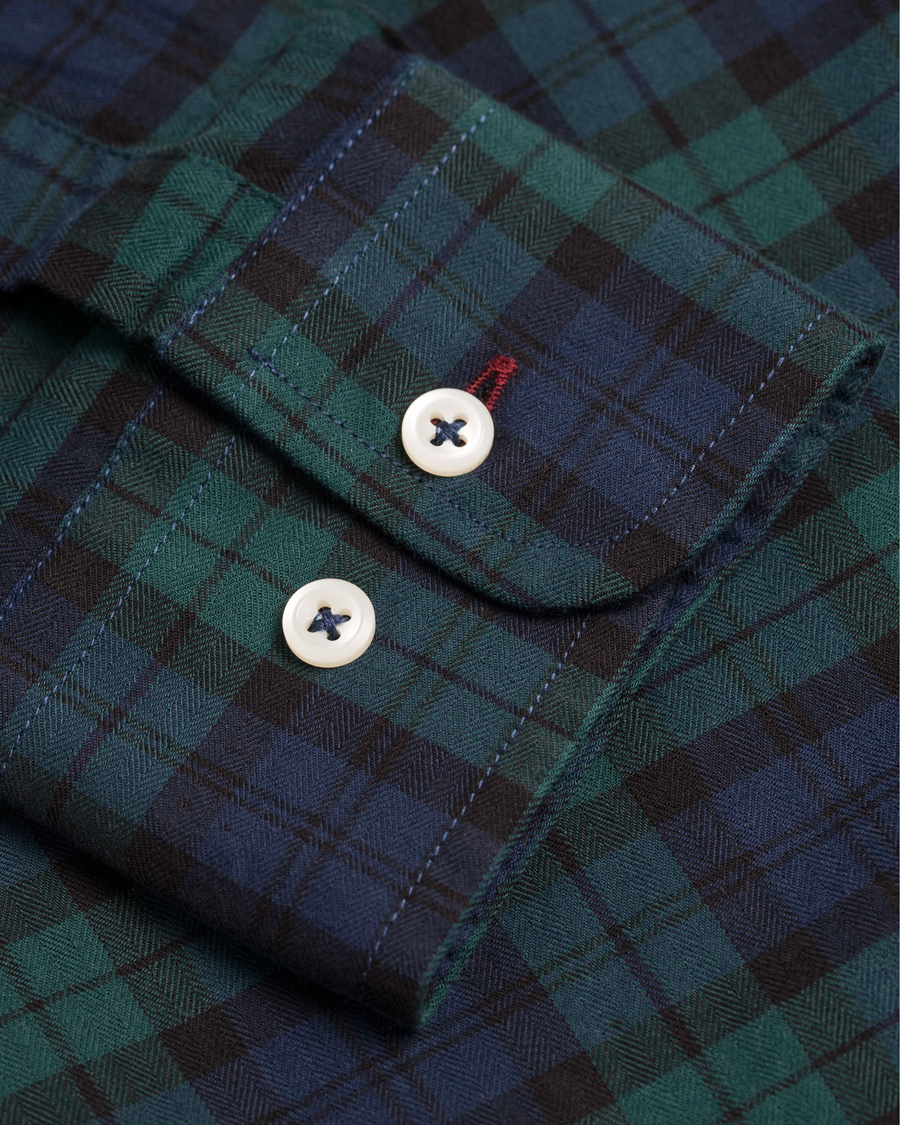 Herr | Skjortor | Tommy Hilfiger | Blackwatch Slim Fit Shirt Evening Blue