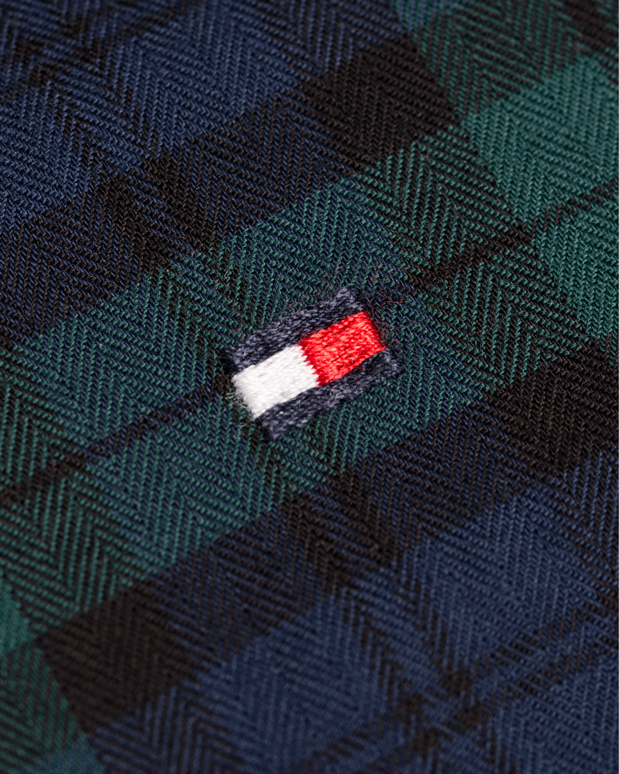 Herr | Skjortor | Tommy Hilfiger | Blackwatch Slim Fit Shirt Evening Blue