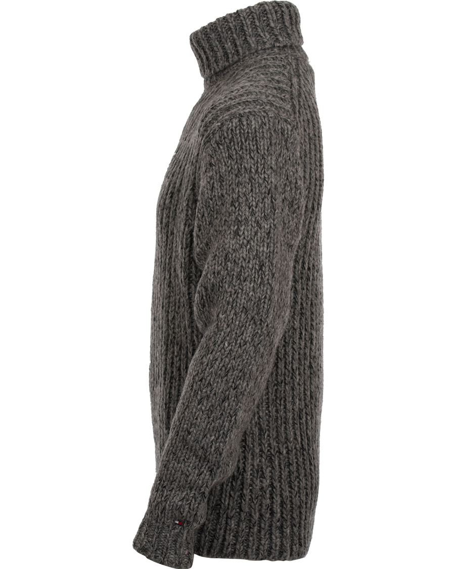 Herr | Tröjor | Tommy Hilfiger | Ronan Roll Neck Silver Fog