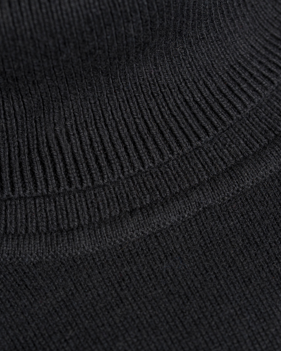 Herr | Tröjor | Tommy Hilfiger | Pima Cotton Cashmere Roll Neck Black