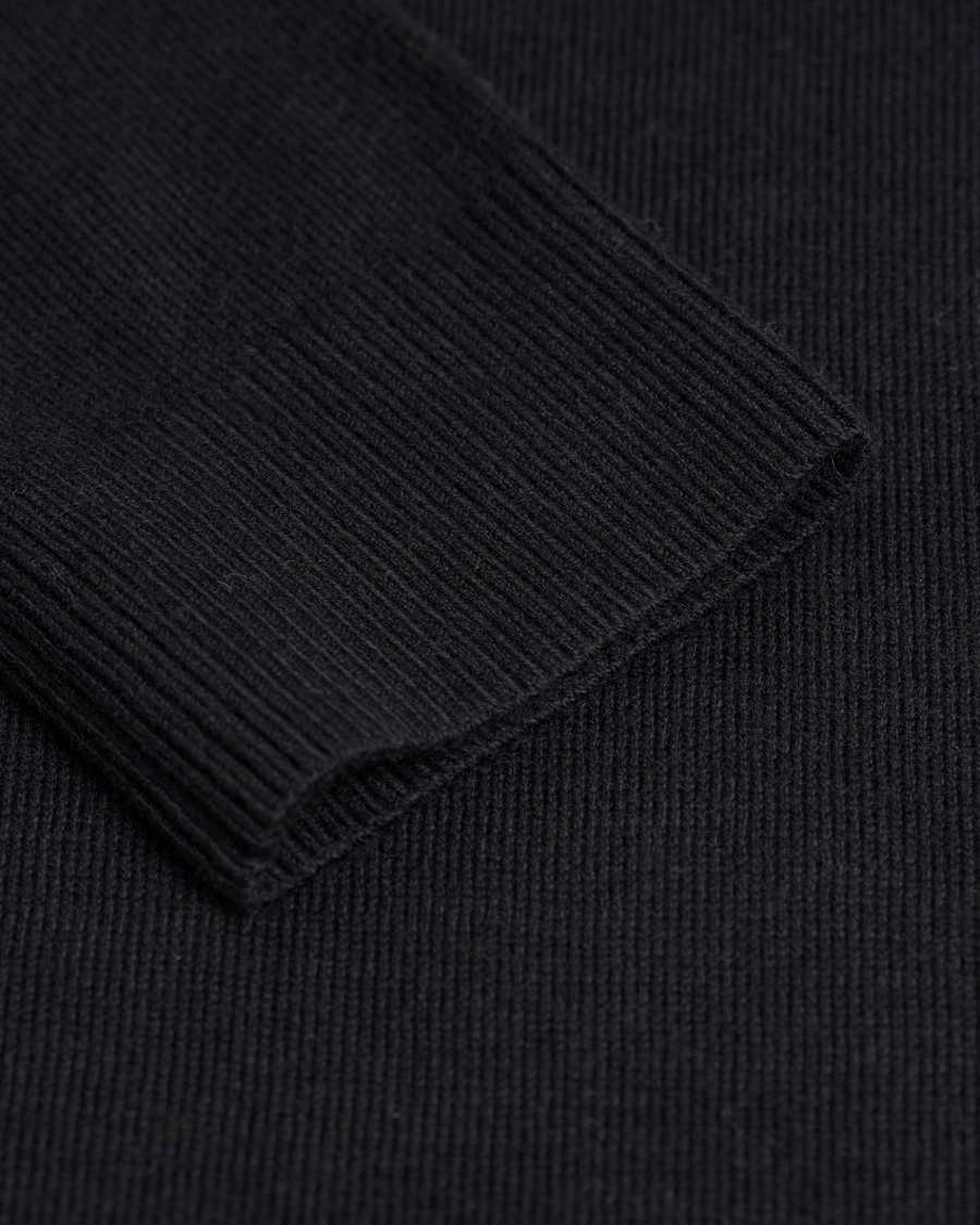 Herr | Tröjor | Tommy Hilfiger | Pima Cotton Cashmere Roll Neck Black