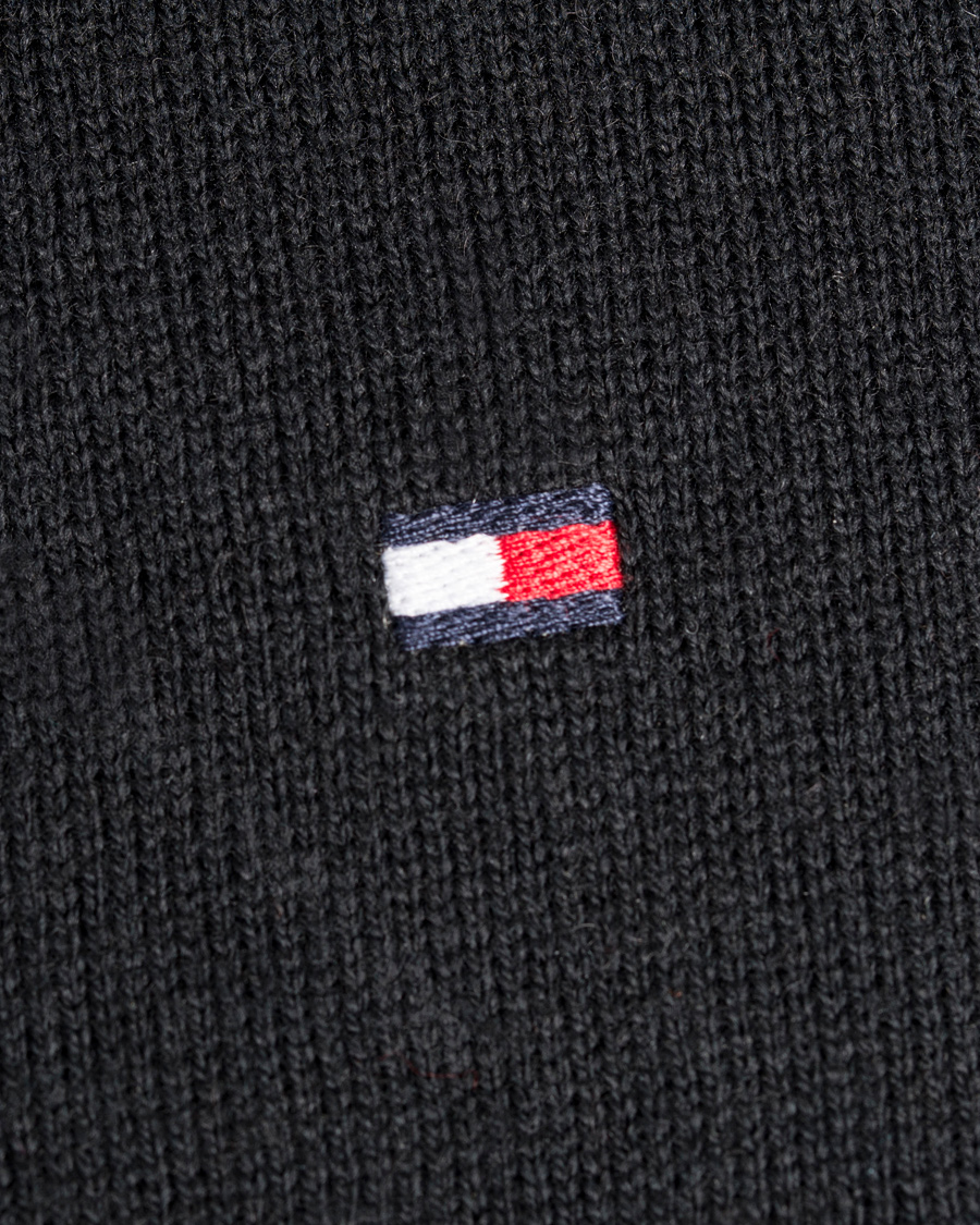 Herr | Tröjor | Tommy Hilfiger | Pima Cotton Cashmere Roll Neck Black