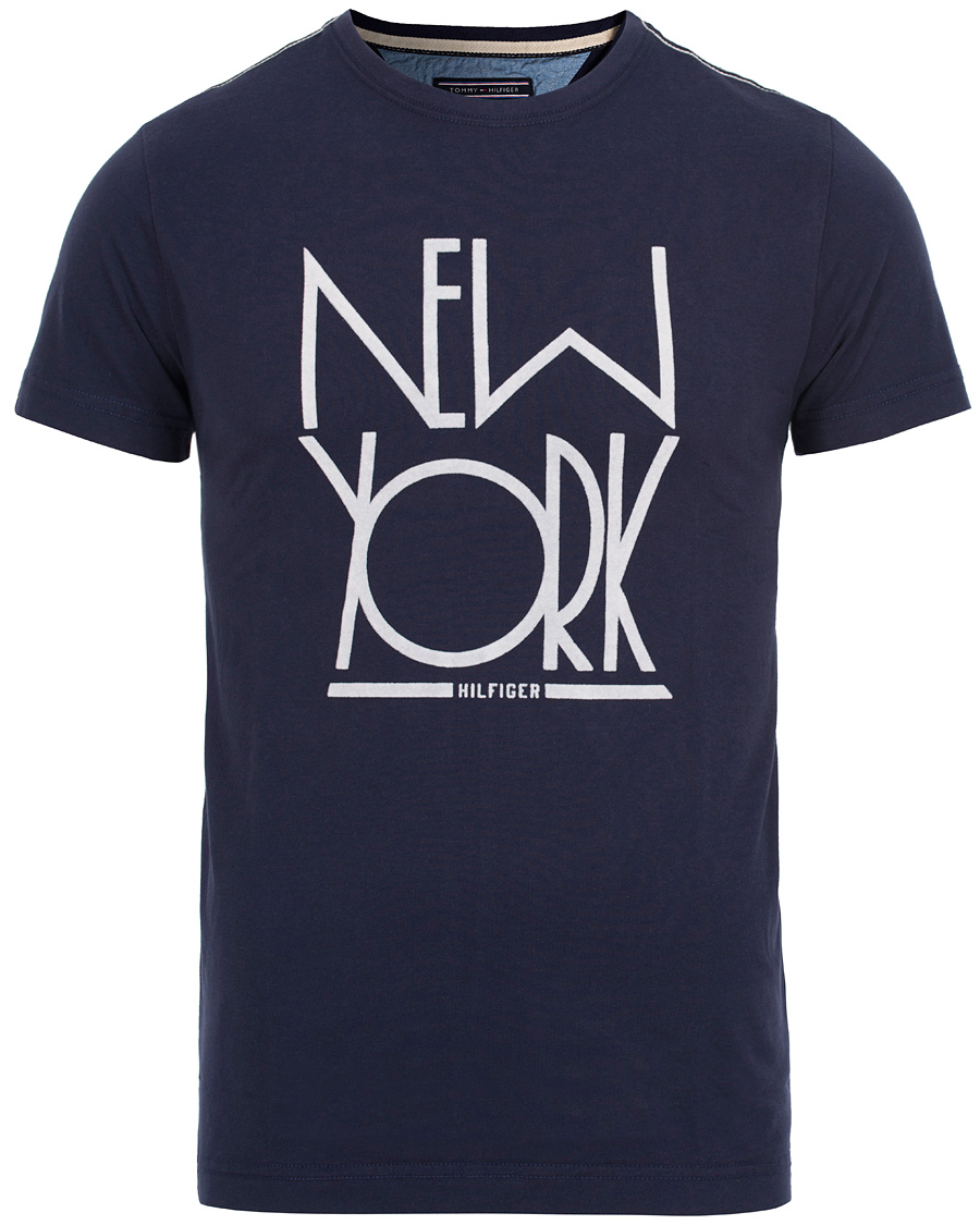 Herr | T-Shirts | Tommy Hilfiger | Amiston NY Tee Evening Blue