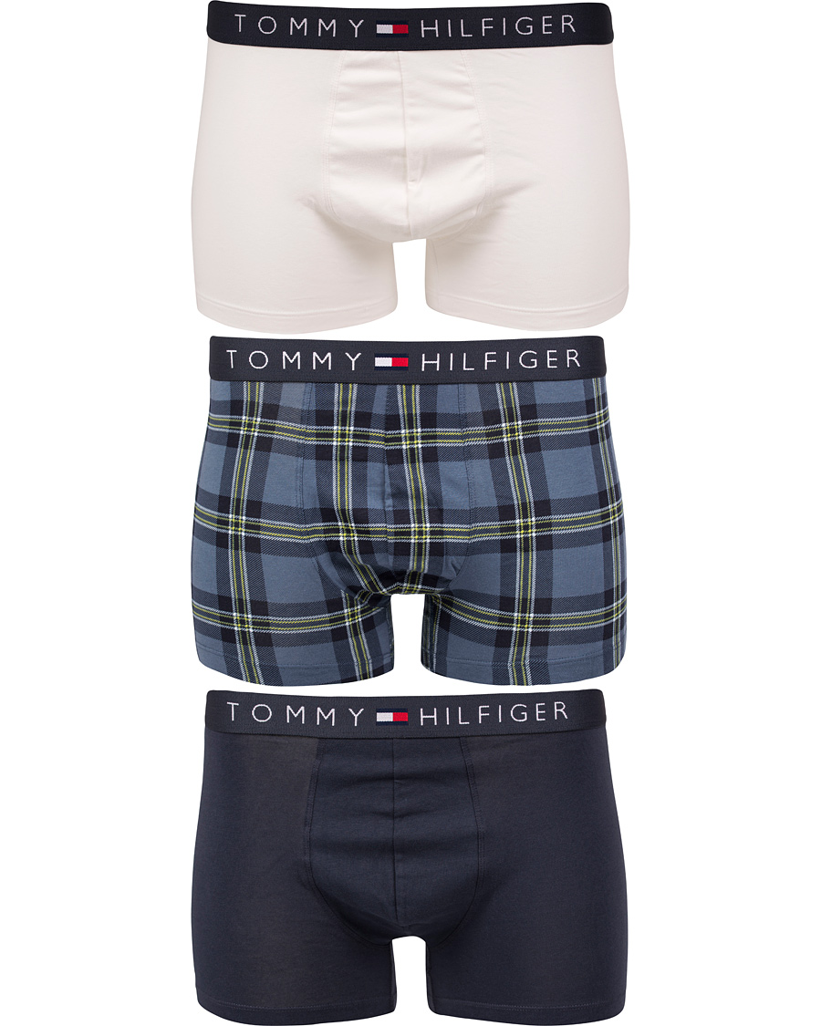 Herr | Underkläder | Tommy Hilfiger | Flag Trunk Check 3-Pack Parisian Night/Multi