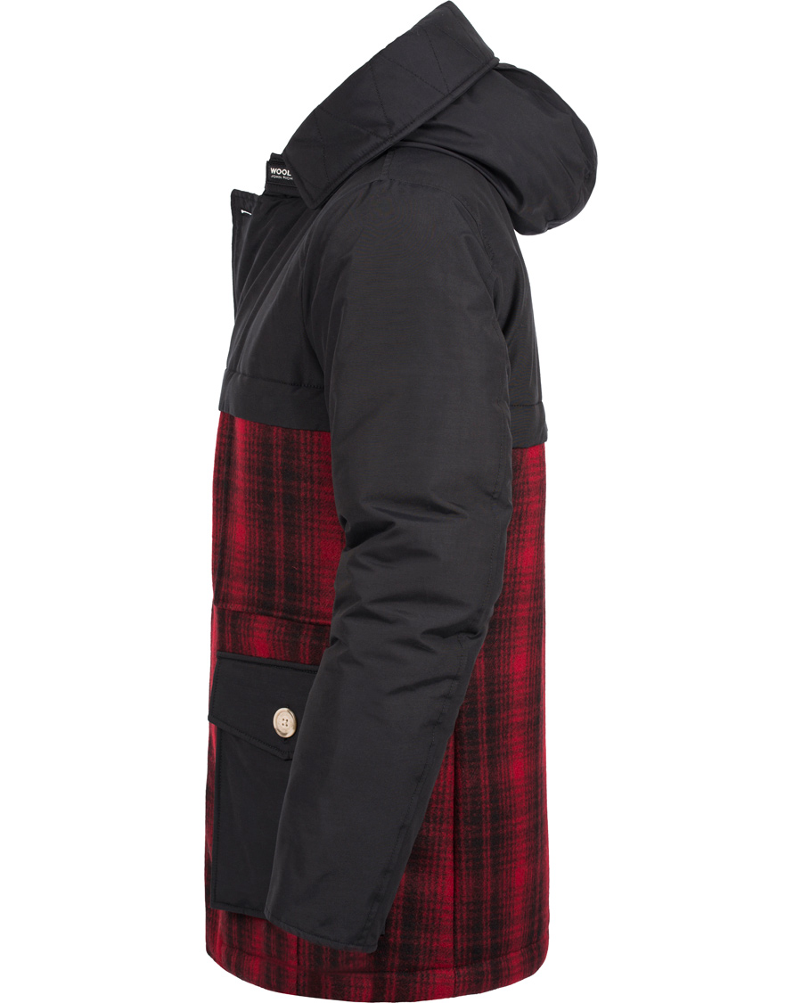 Herr | Jackor | Woolrich | Stag Wool Parka New Black
