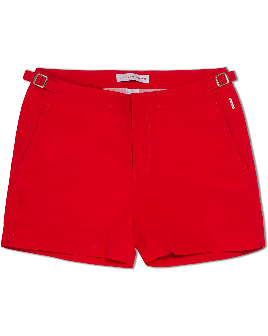 Herr | Badbyxor | Orlebar Brown | Setter Short Length Swim Shorts Rescue Red