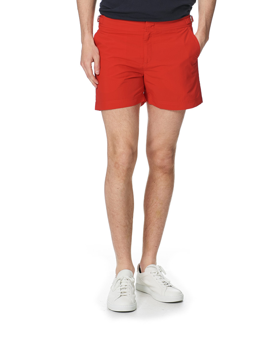 Herr | Badbyxor | Orlebar Brown | Setter Short Length Swim Shorts Rescue Red
