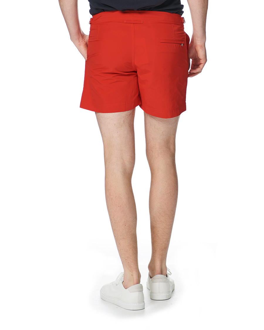 Herr | Badbyxor | Orlebar Brown | Setter Short Length Swim Shorts Rescue Red