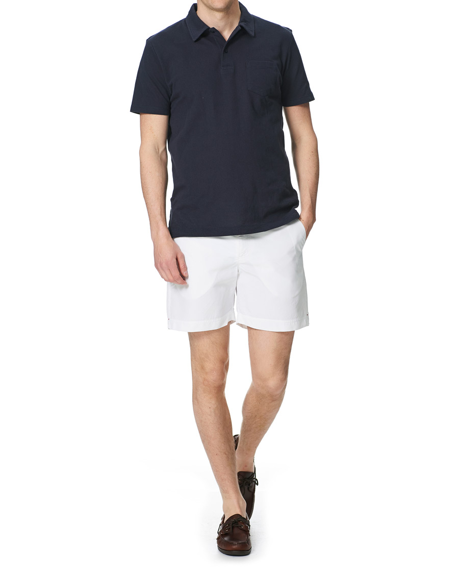 Herr | Badbyxor | Orlebar Brown | Bulldog Medium Length Swim Shorts White