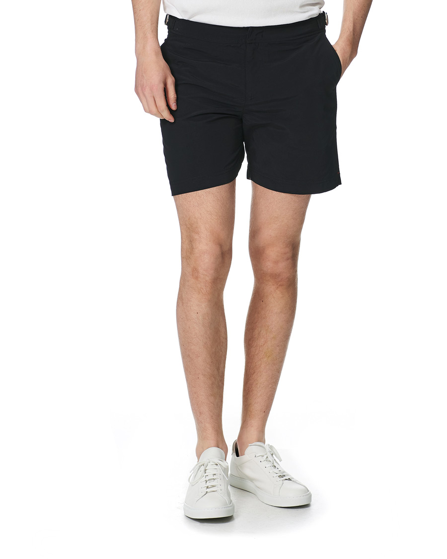 Herr | Badbyxor | Orlebar Brown | Bulldog Medium Length Swim Shorts Black