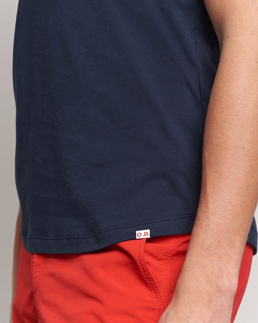 Herr | T-Shirts | Orlebar Brown | OB V-Neck Tee Navy