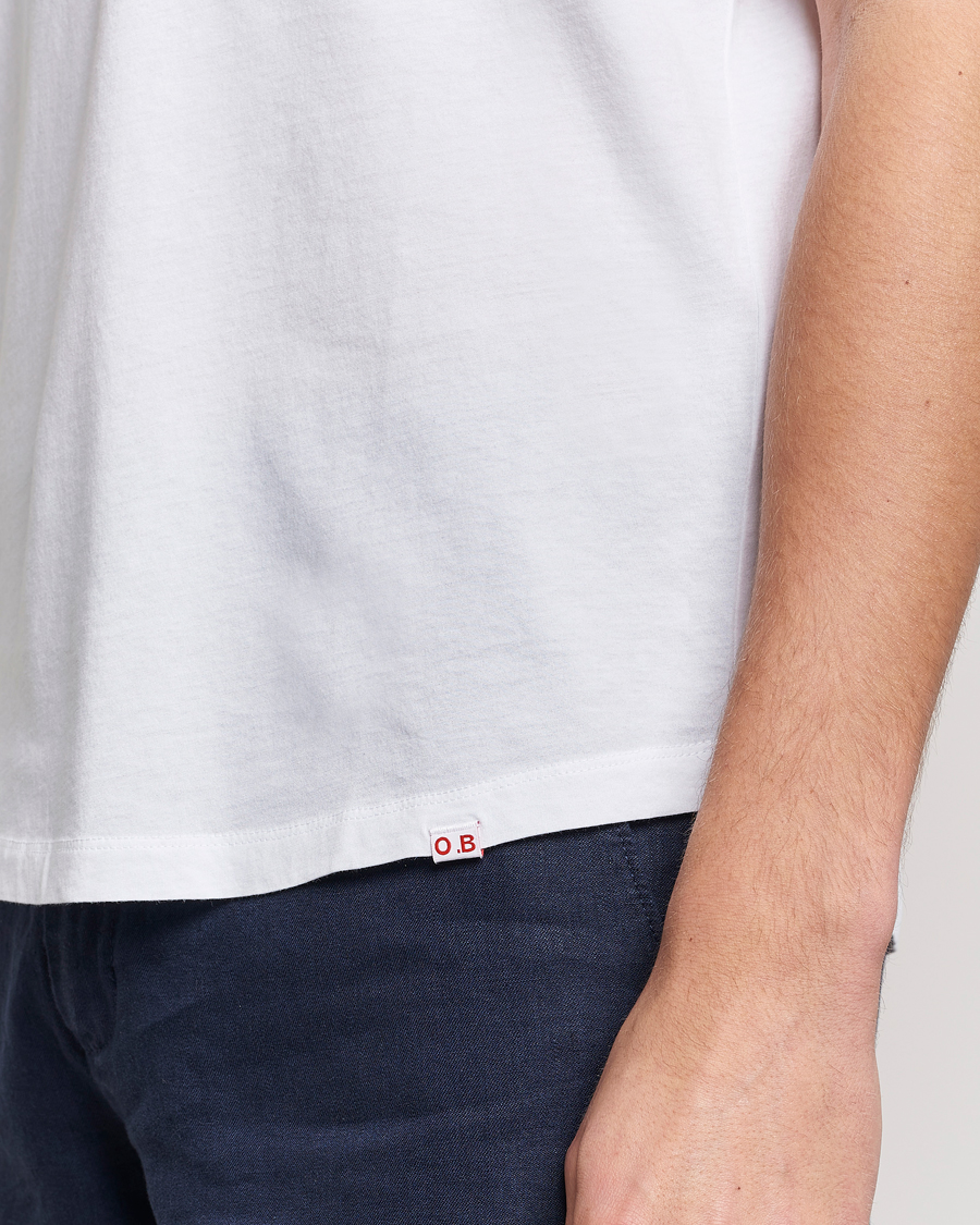 Herr | T-Shirts | Orlebar Brown | OB V-Neck Tee White