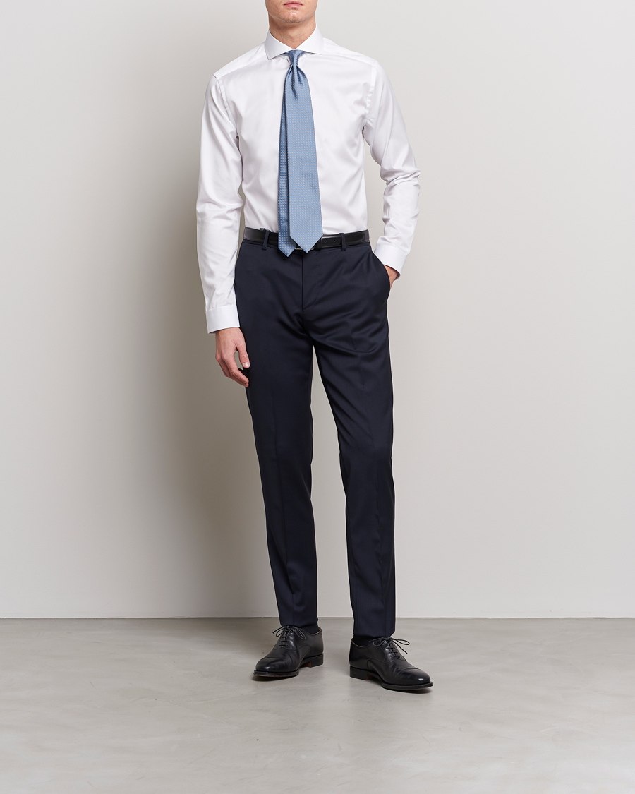 Herr | Businesskjortor | Eton | Super Slim Fit Shirt Cutaway White