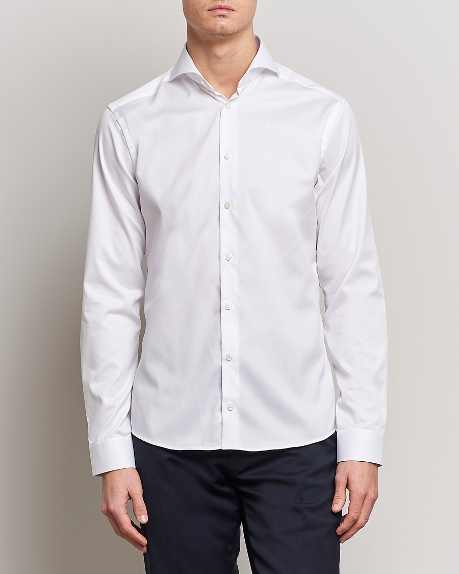 Herr | Businesskjortor | Eton | Super Slim Fit Shirt Cutaway White