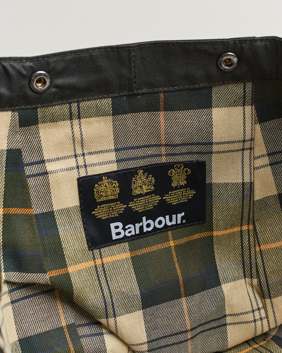 Herr | Jackor | Barbour Lifestyle | Waxed Cotton Hood Sage