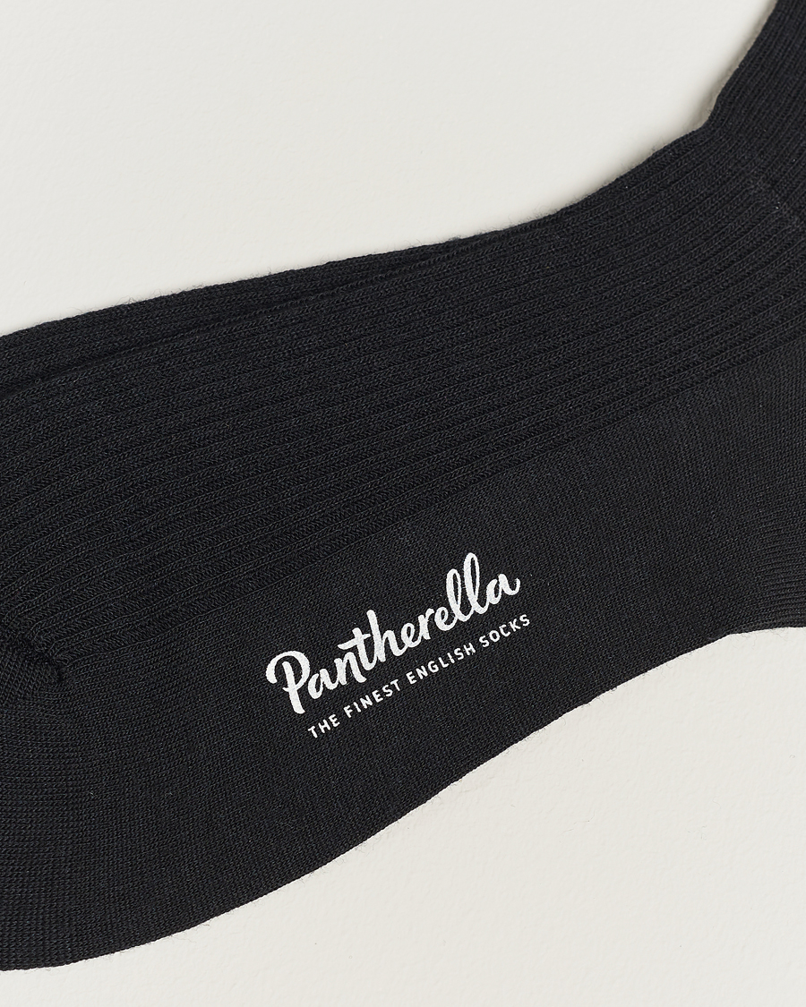 Herr | Strumpor | Pantherella | Naish Merino/Nylon Sock Black