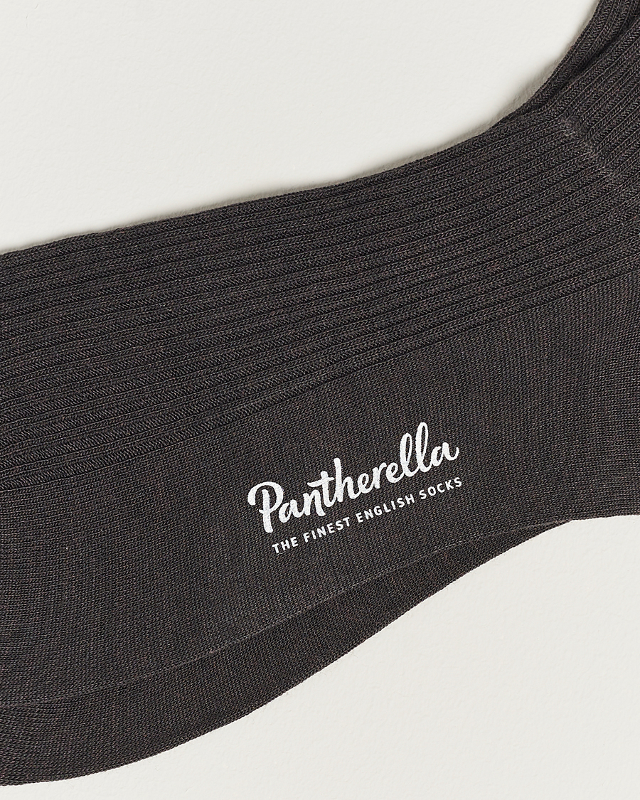 Herr | Strumpor Merinoull | Pantherella | Naish Merino/Nylon Sock Chocolate