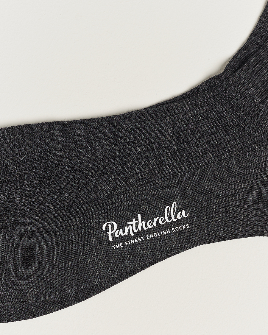 Herr | Knästrumpor | Pantherella | Naish Long Merino/Nylon Sock Charcoal
