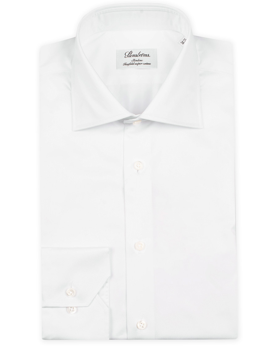 Herr | Skjortor | Stenströms | Slimline Shirt White