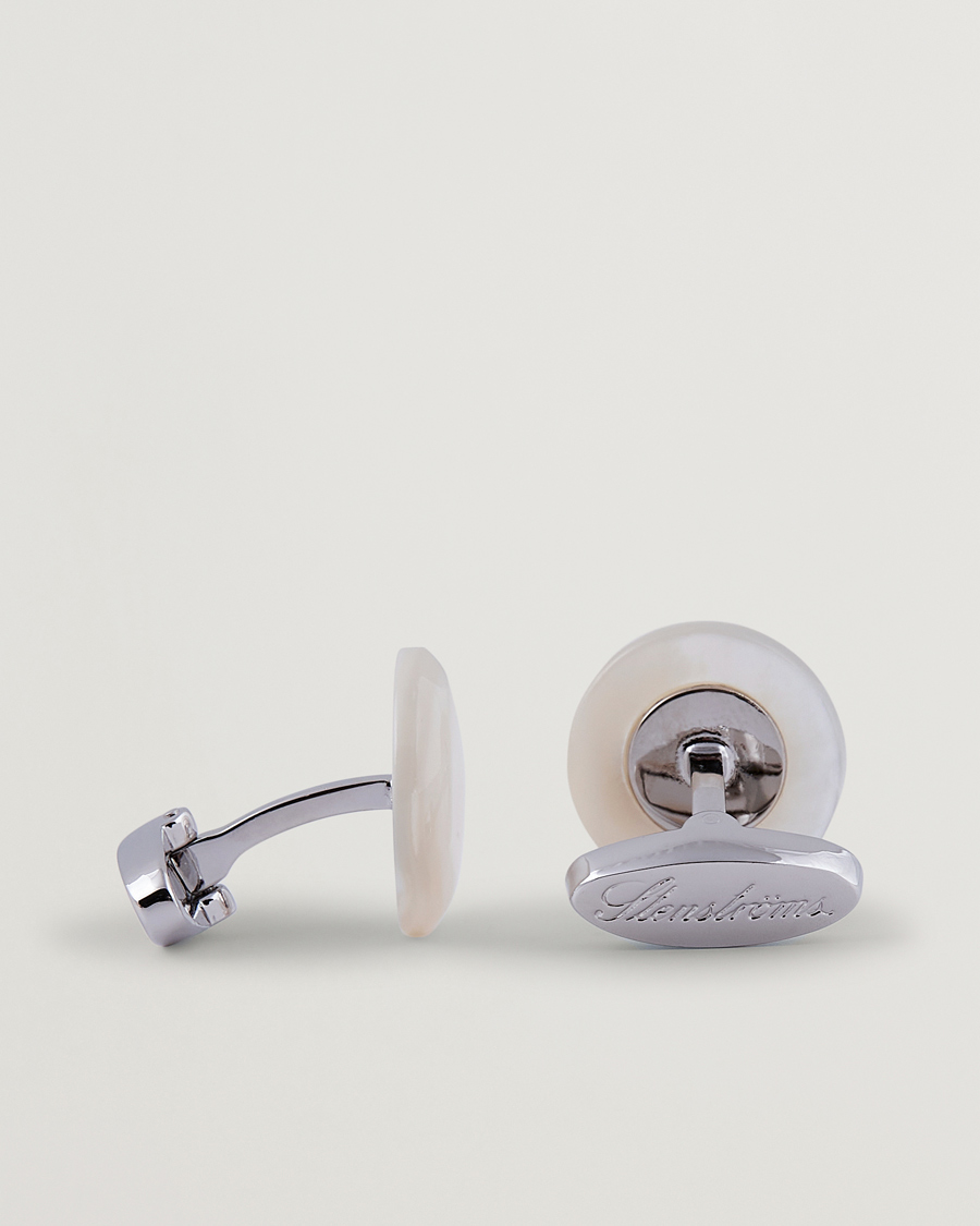 Herr | Avdelningar | Stenströms | Mother of Pearl Cufflink White