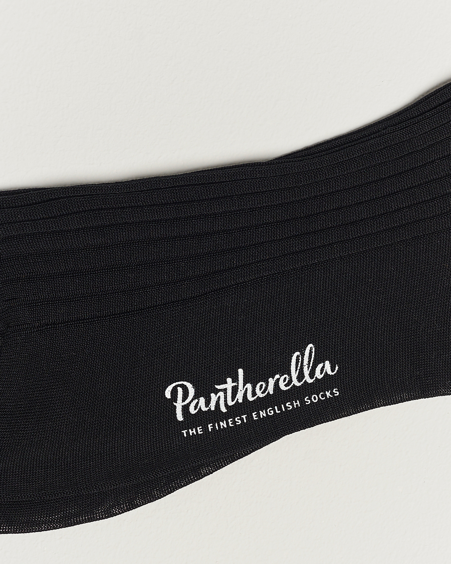 Herr | Strumpor | Pantherella | Vale Cotton Socks Black